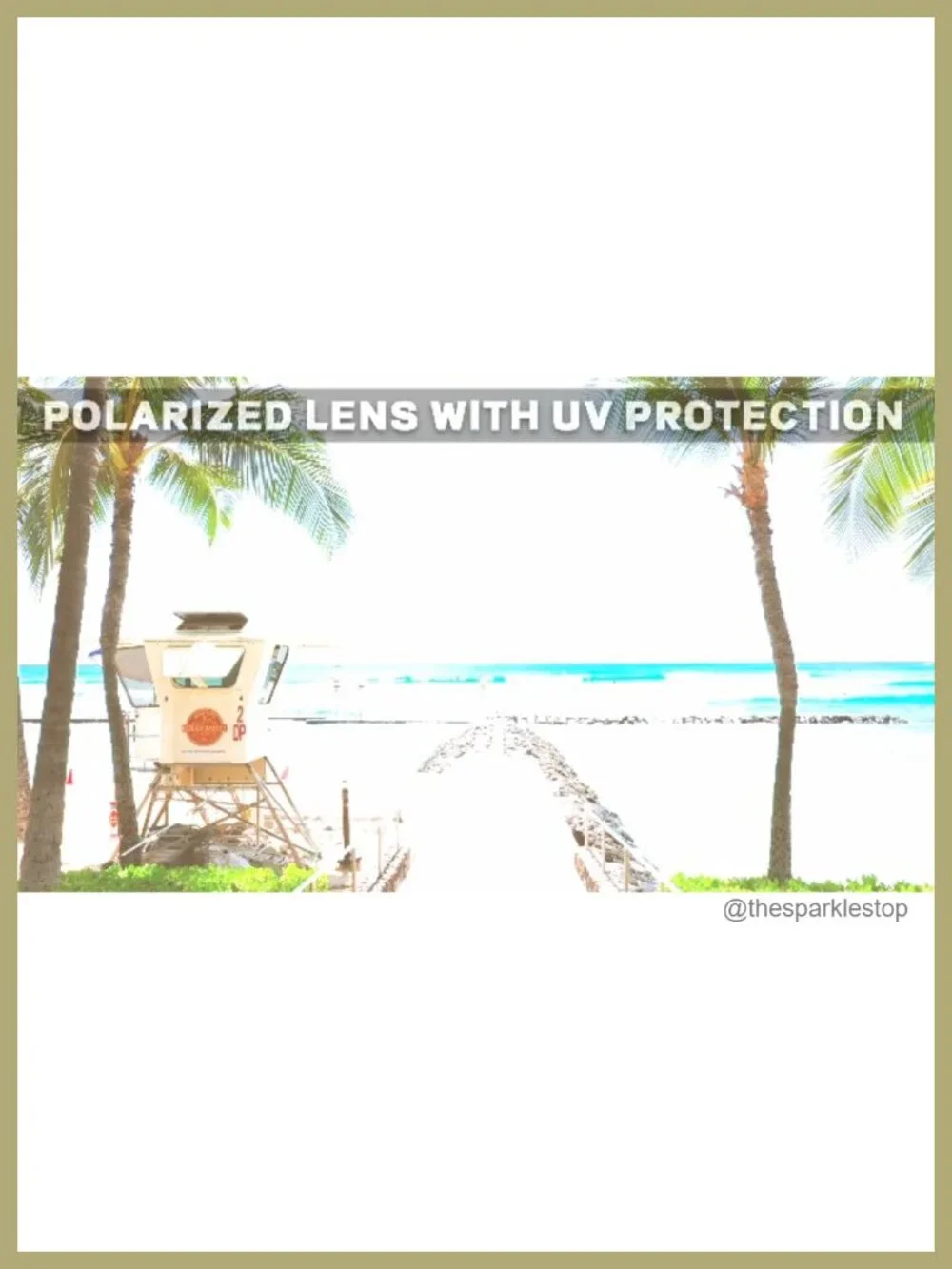 Retro Oversized Square Sunglasses for Women Polarized U400 Protection